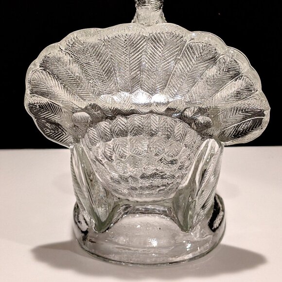 L.E. Smith Turkey Covered Dish - Clear Glass - Picture 9 of 10